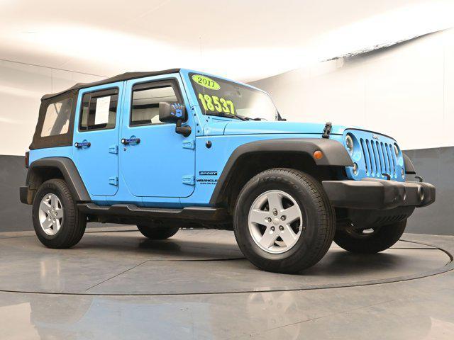 used 2017 Jeep Wrangler Unlimited car, priced at $15,994