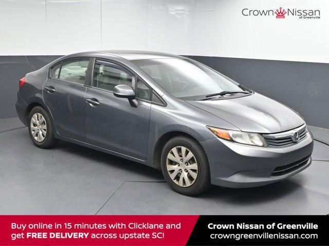 used 2012 Honda Civic car, priced at $6,954