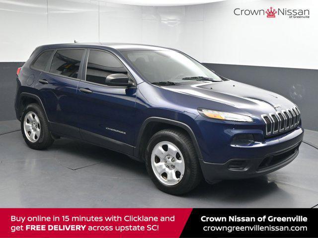 used 2016 Jeep Cherokee car, priced at $14,860
