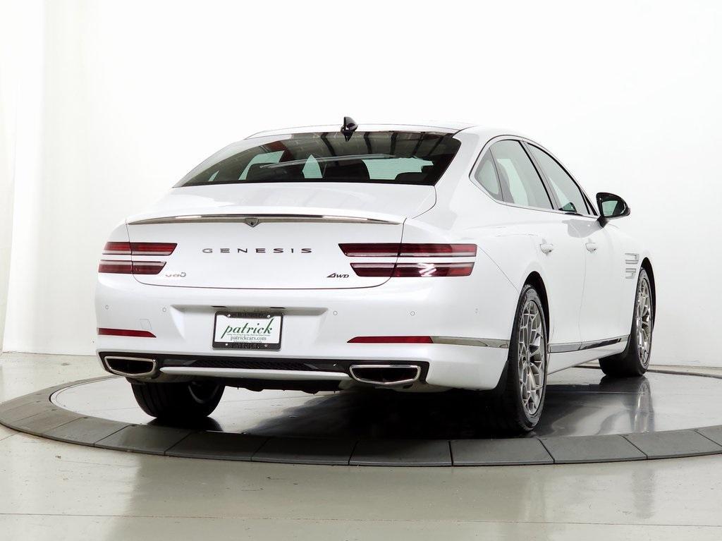 used 2022 Genesis G80 car, priced at $36,880