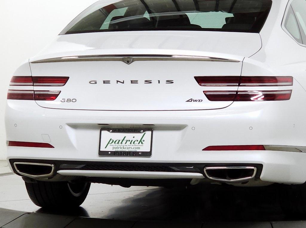 used 2022 Genesis G80 car, priced at $36,880
