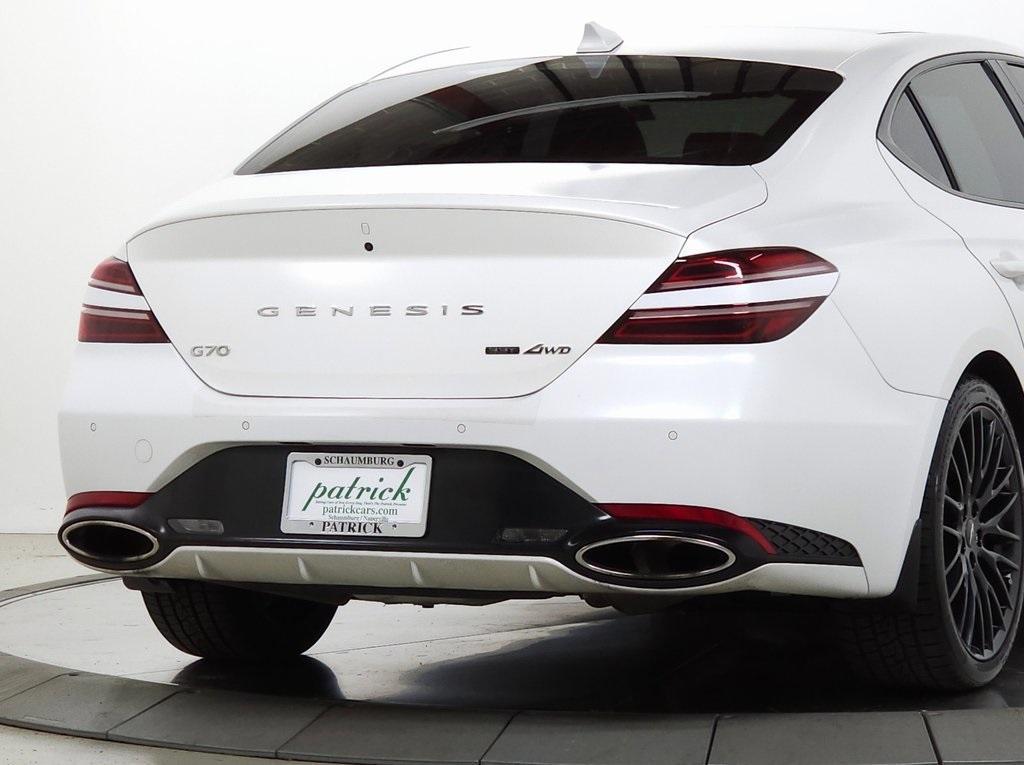 used 2022 Genesis G70 car, priced at $38,990
