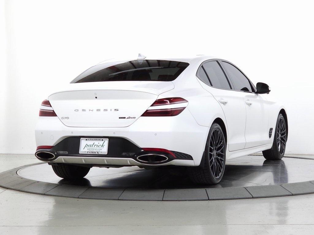 used 2022 Genesis G70 car, priced at $38,990