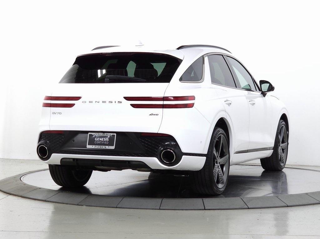 used 2023 Genesis GV70 car, priced at $40,900
