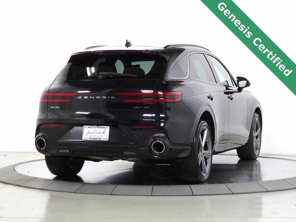 used 2023 Genesis GV70 car, priced at $44,510
