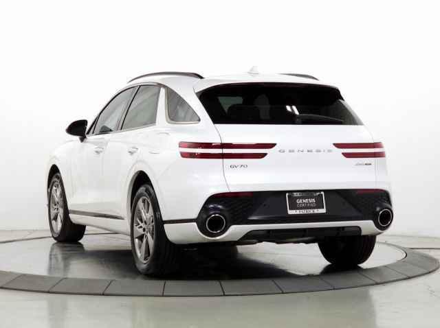 used 2024 Genesis GV70 car, priced at $56,810