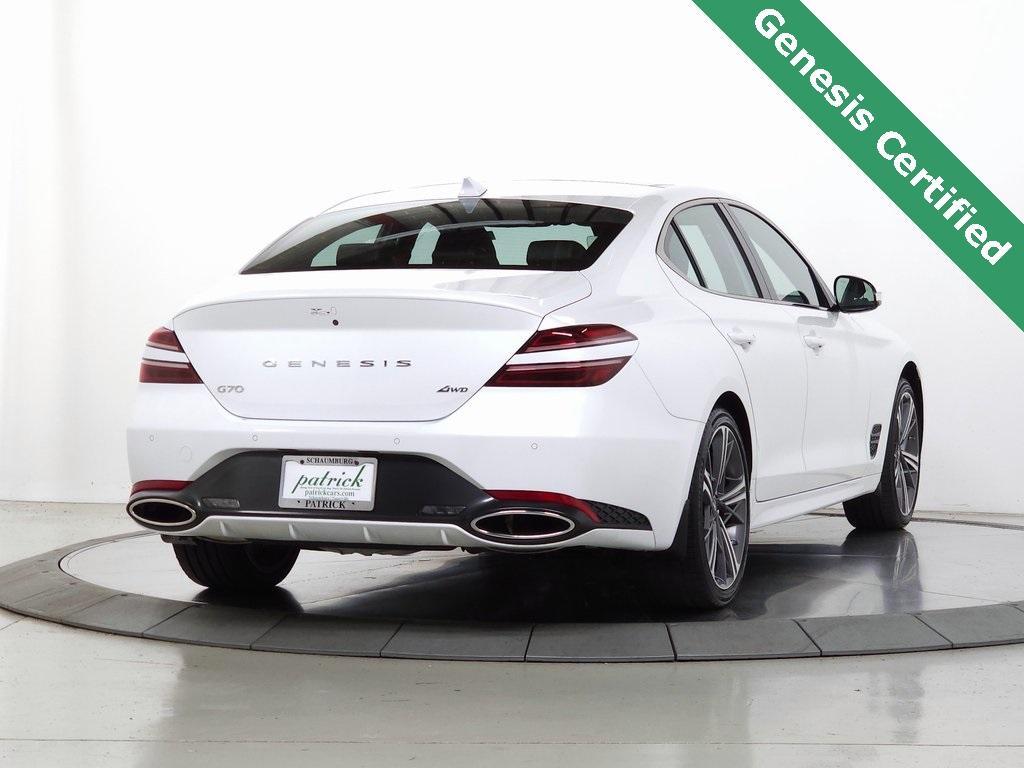 used 2025 Genesis G70 car, priced at $38,500
