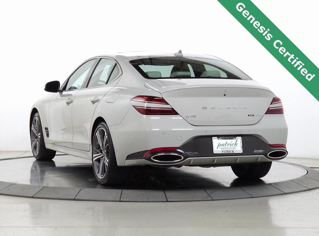 used 2025 Genesis G70 car, priced at $44,910