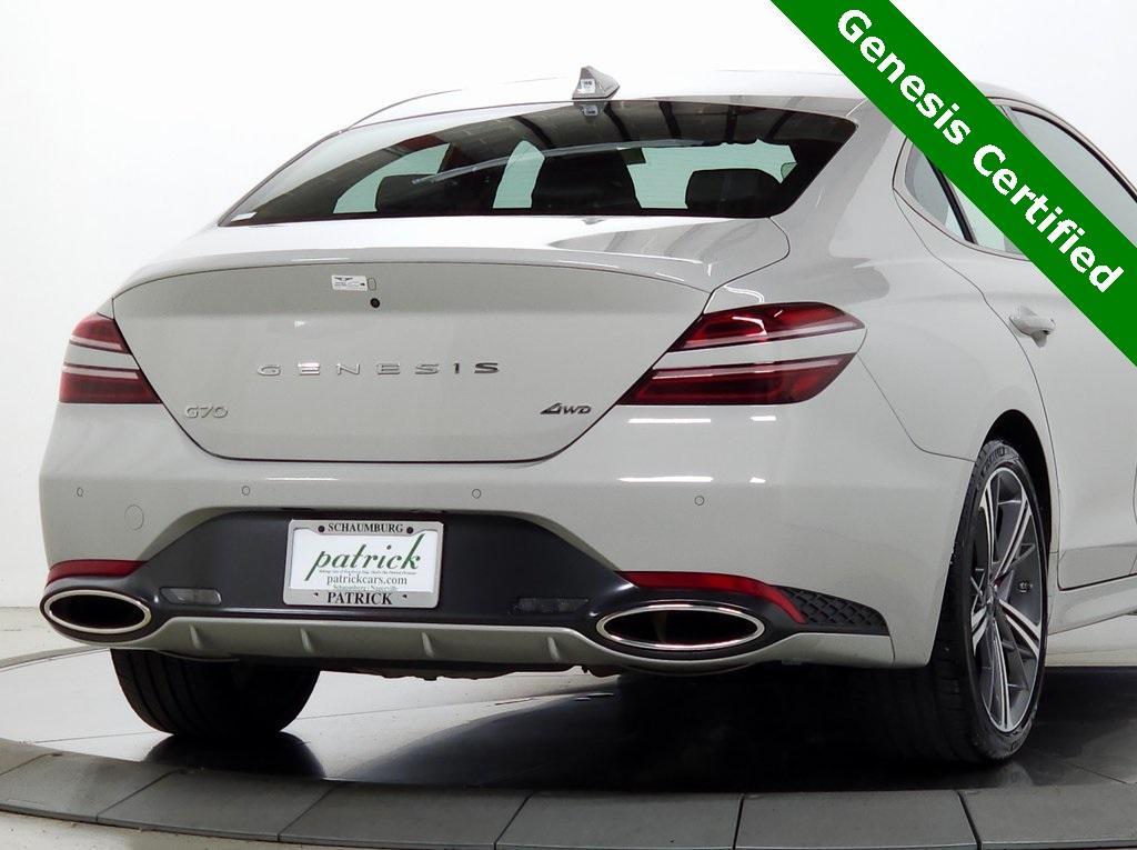 used 2025 Genesis G70 car, priced at $38,122
