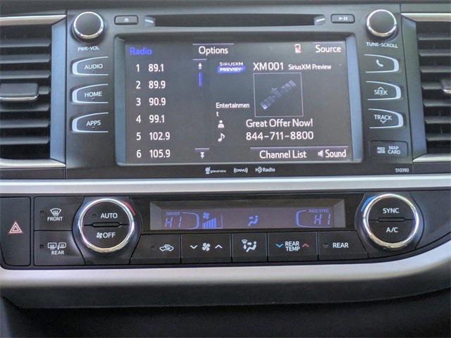 used 2019 Toyota Highlander car, priced at $20,980