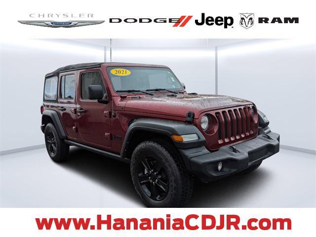 used 2021 Jeep Wrangler Unlimited car, priced at $32,999