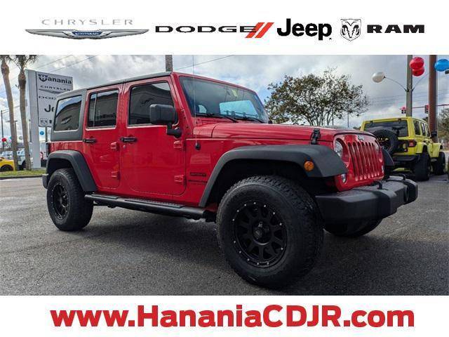 used 2018 Jeep Wrangler JK Unlimited car, priced at $23,997