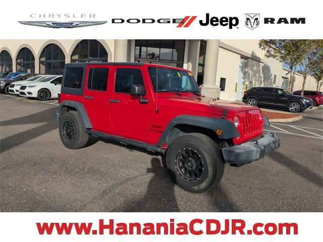 used 2018 Jeep Wrangler JK Unlimited car, priced at $23,997