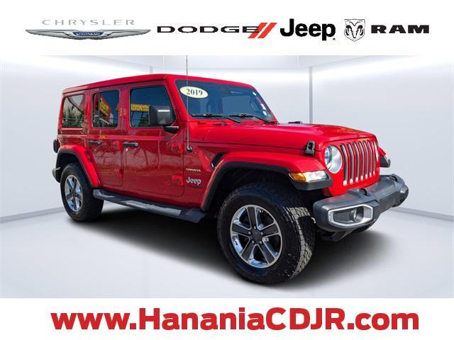 used 2019 Jeep Wrangler Unlimited car, priced at $31,999