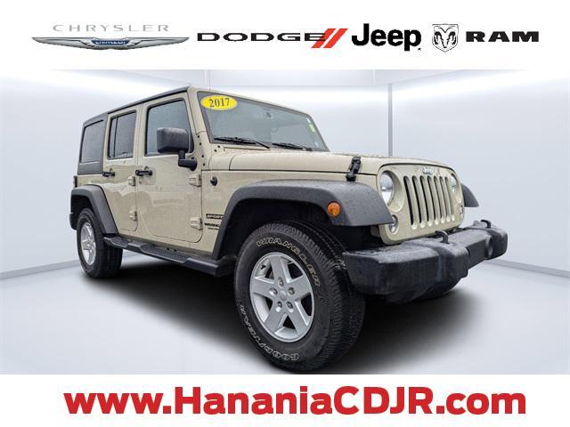 used 2017 Jeep Wrangler Unlimited car, priced at $21,643