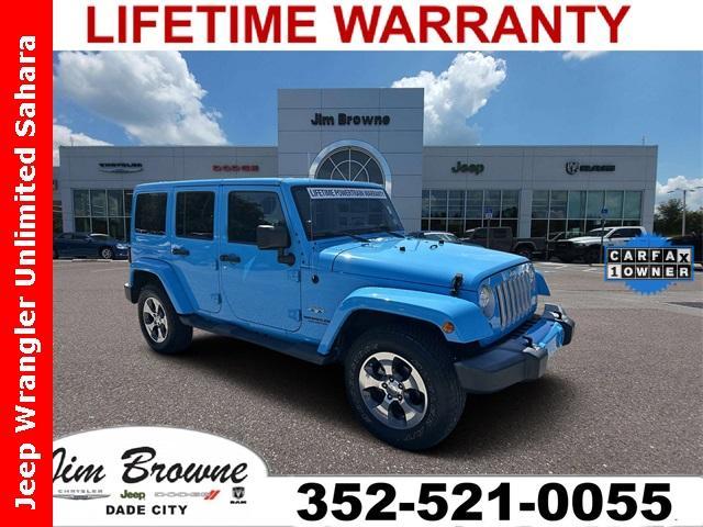 used 2017 Jeep Wrangler Unlimited car, priced at $23,516