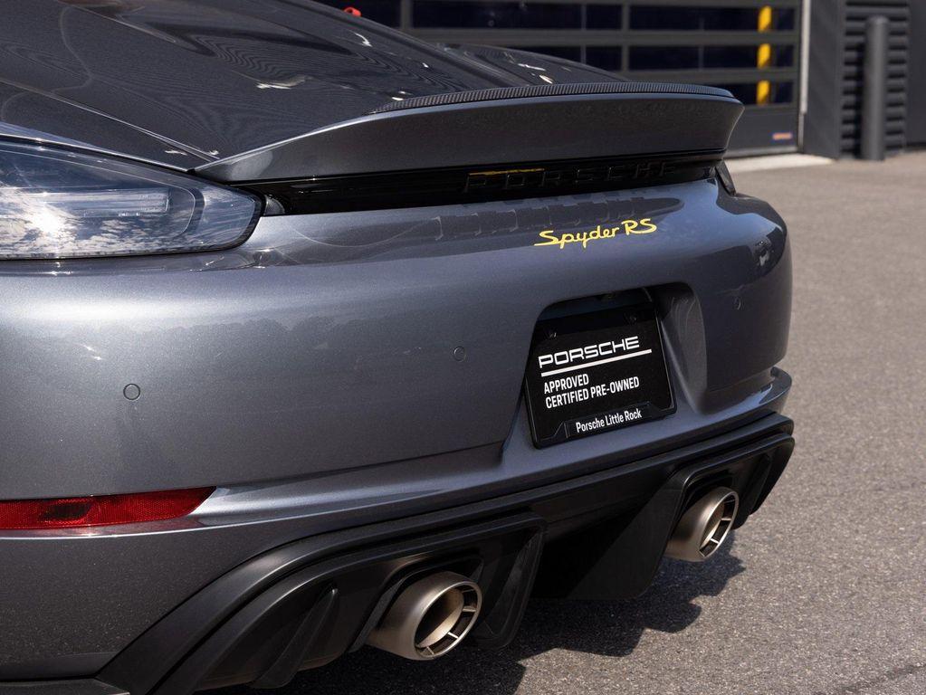 used 2025 Porsche 718 Spyder car, priced at $229,988