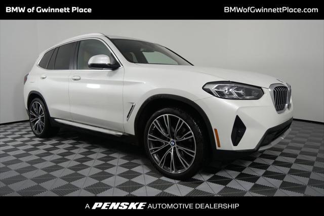 used 2022 BMW X3 car, priced at $35,288