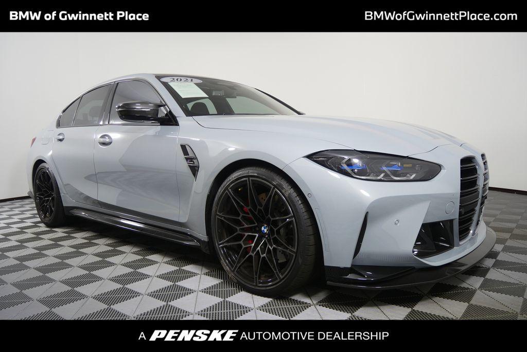 used 2021 BMW M3 car, priced at $76,544