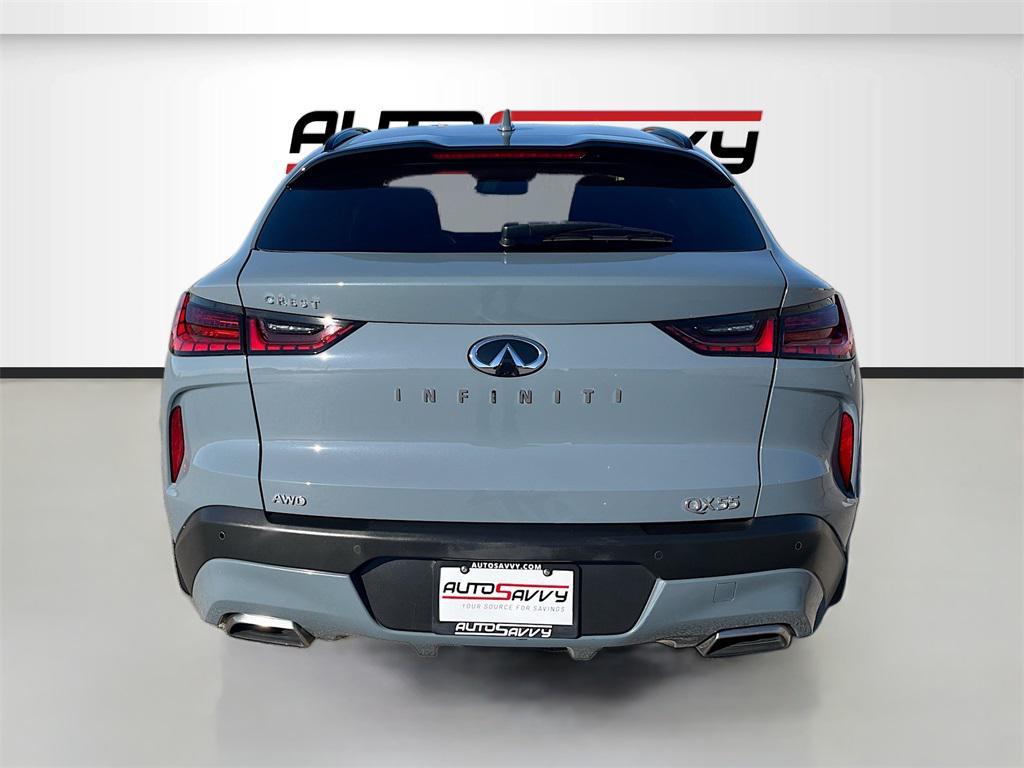 used 2022 INFINITI QX55 car, priced at $26,200