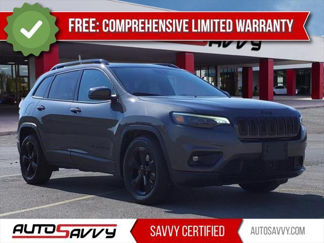 used 2021 Jeep Cherokee car, priced at $18,400