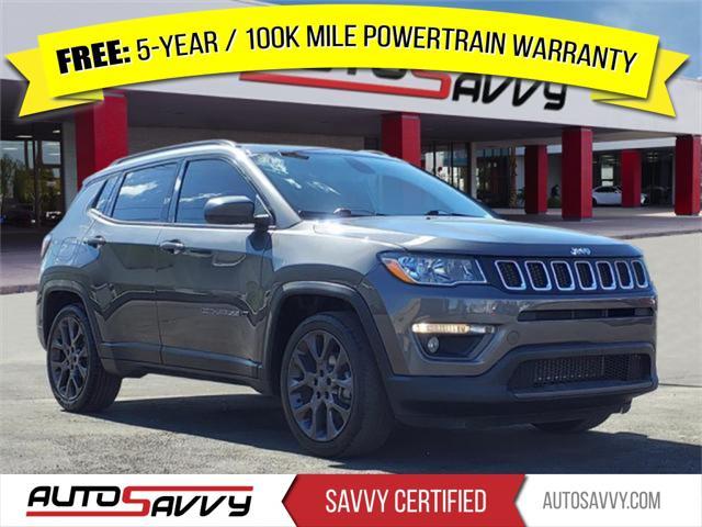 used 2021 Jeep Compass car, priced at $18,800