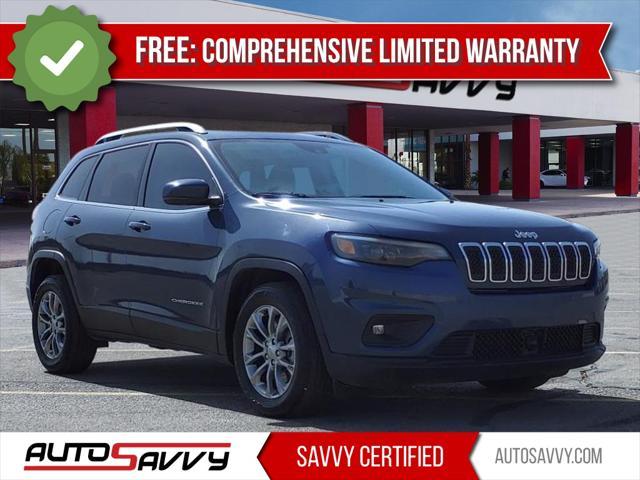 used 2021 Jeep Cherokee car, priced at $17,000