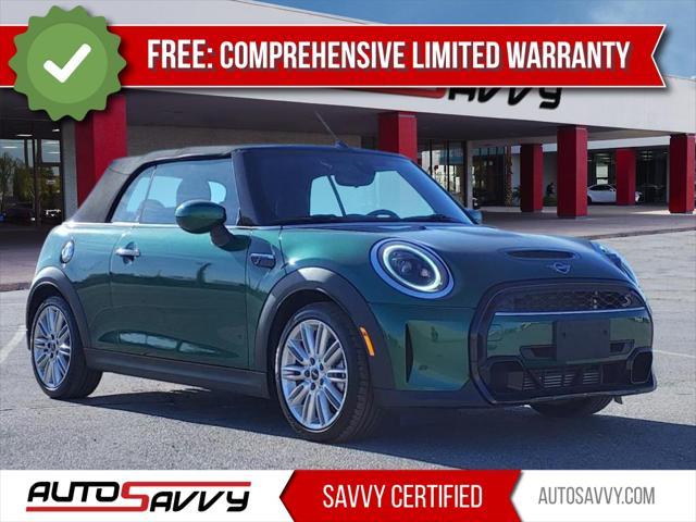 used 2022 MINI Convertible car, priced at $23,500