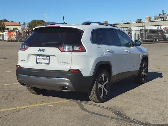 used 2021 Jeep Cherokee car, priced at $19,600