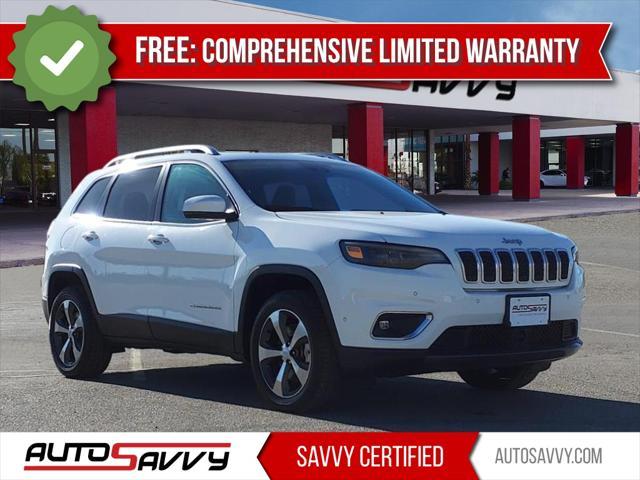 used 2021 Jeep Cherokee car, priced at $19,600