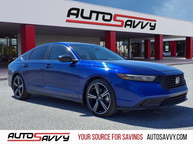 used 2023 Honda Accord Hybrid car, priced at $25,000