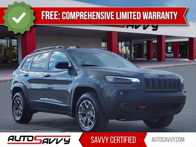 used 2022 Jeep Cherokee car, priced at $22,000