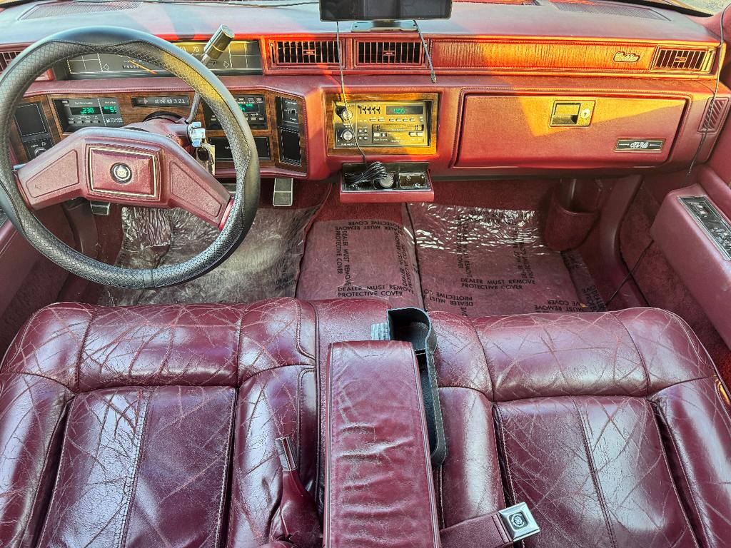 used 1989 Cadillac DeVille car, priced at $4,999