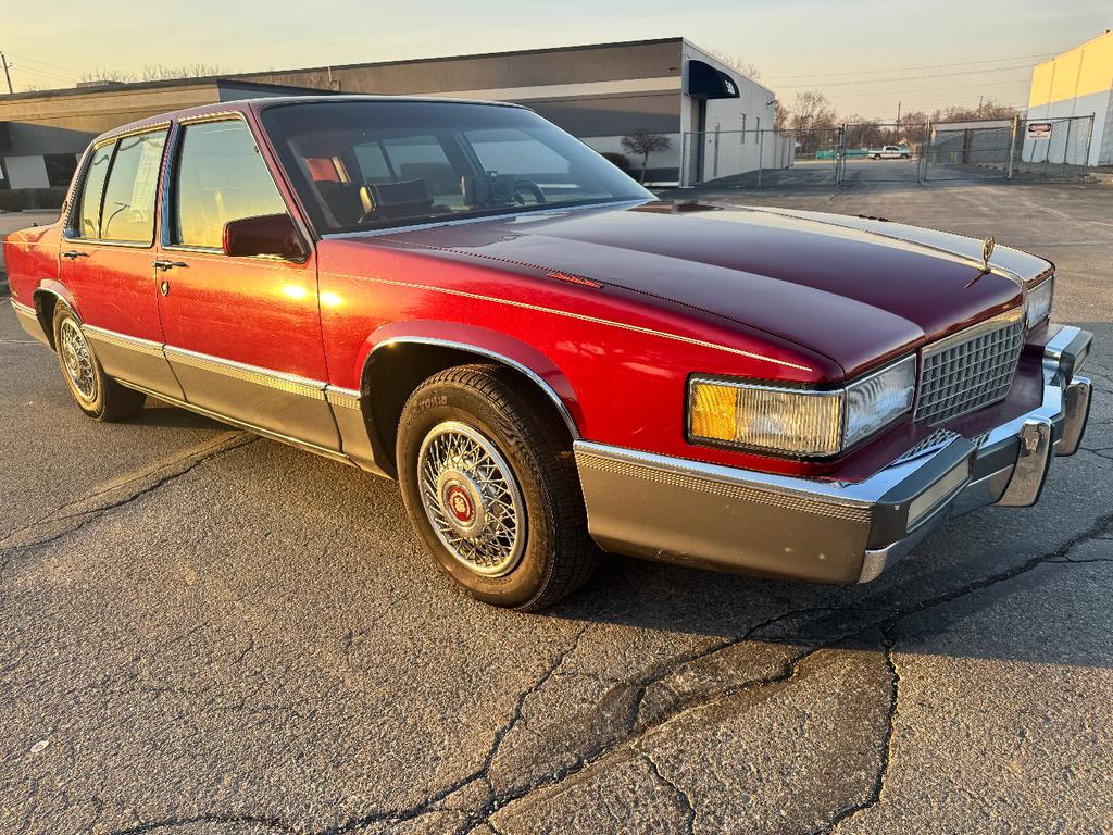 used 1989 Cadillac DeVille car, priced at $4,999