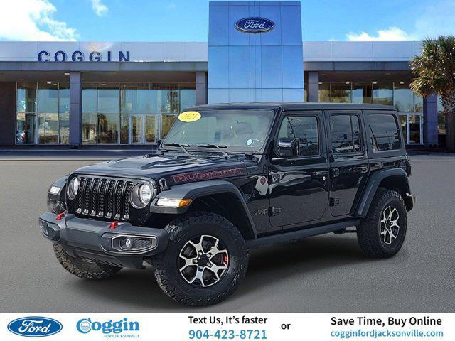 used 2021 Jeep Wrangler Unlimited car, priced at $35,300