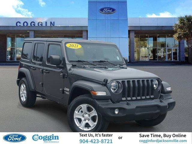 used 2021 Jeep Wrangler Unlimited car, priced at $30,500