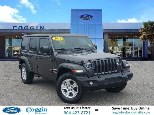 used 2021 Jeep Wrangler Unlimited car, priced at $30,701