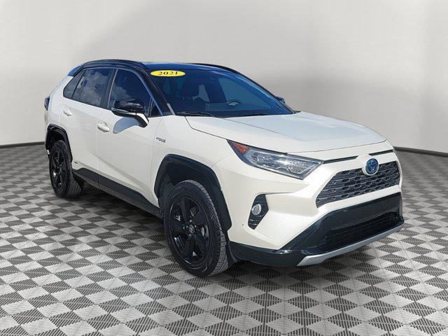 used 2021 Toyota RAV4 Hybrid car, priced at $26,500