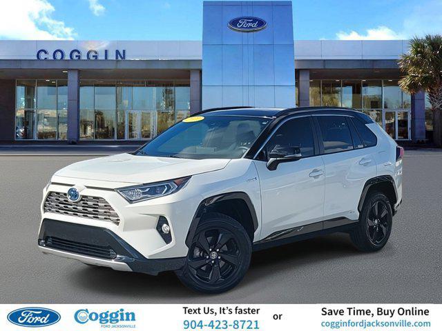 used 2021 Toyota RAV4 Hybrid car, priced at $26,500