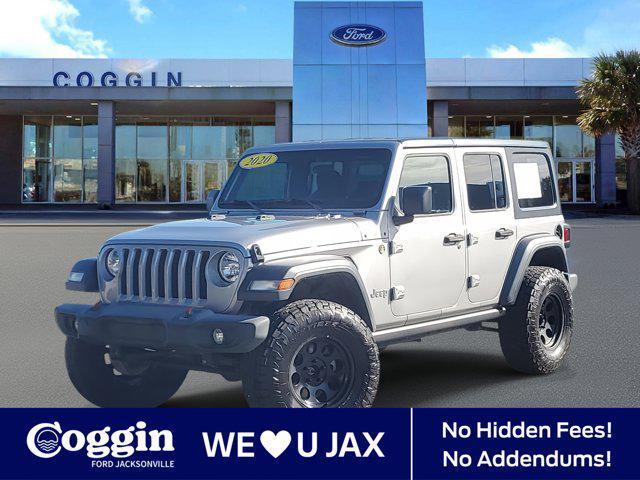 used 2020 Jeep Wrangler Unlimited car, priced at $24,271