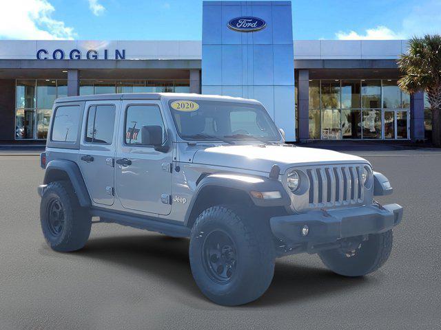 used 2020 Jeep Wrangler Unlimited car, priced at $24,271