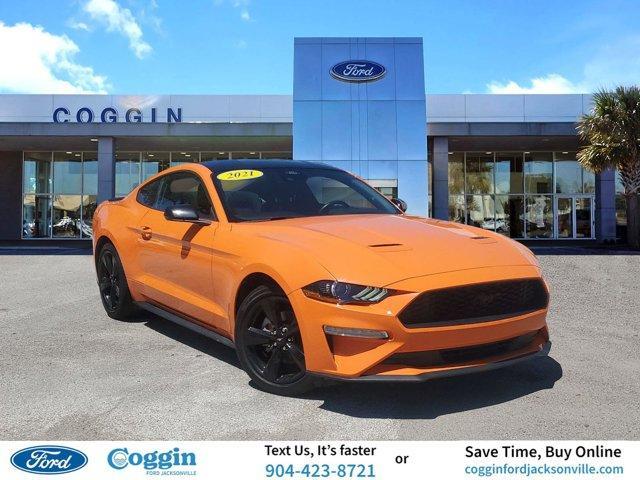 used 2021 Ford Mustang car, priced at $24,272