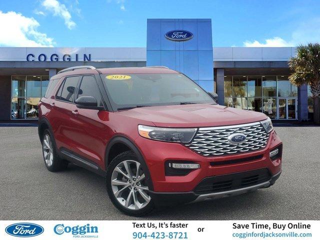 used 2021 Ford Explorer car, priced at $36,462
