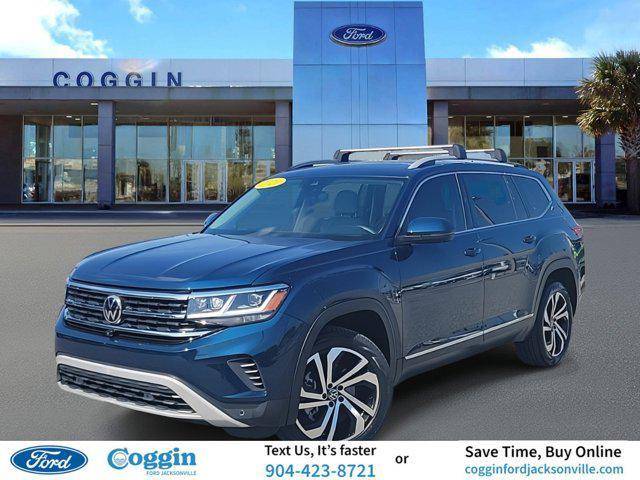 used 2021 Volkswagen Atlas car, priced at $28,000