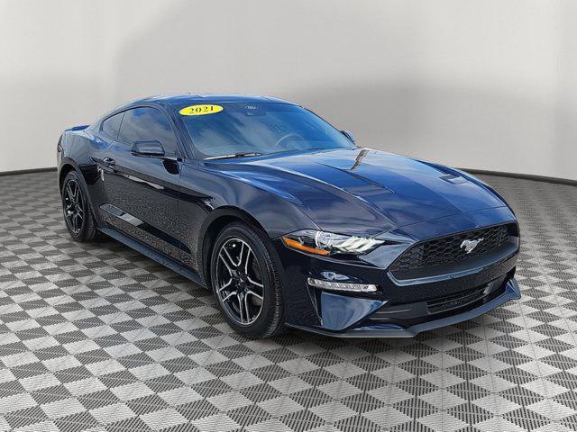 used 2021 Ford Mustang car, priced at $24,300