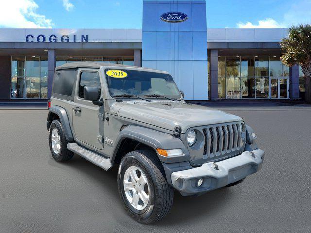 used 2018 Jeep Wrangler car, priced at $19,342