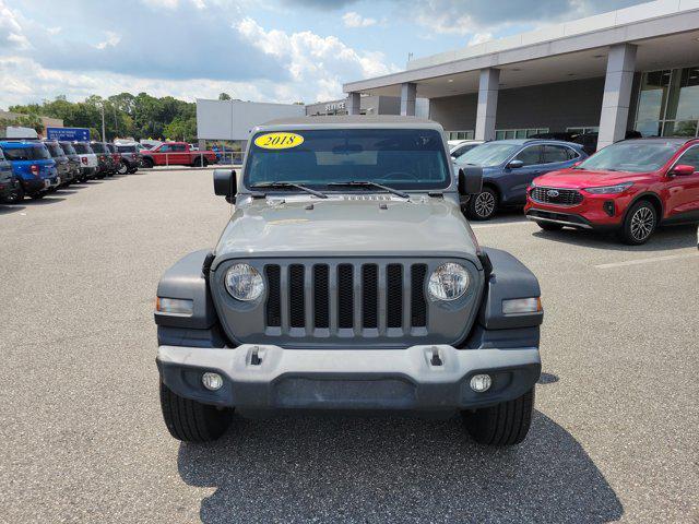 used 2018 Jeep Wrangler car, priced at $19,342