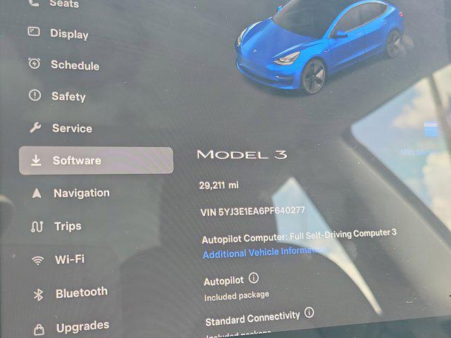 used 2023 Tesla Model 3 car, priced at $24,000