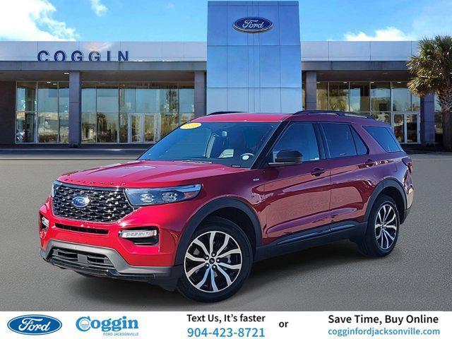 used 2022 Ford Explorer car, priced at $34,900