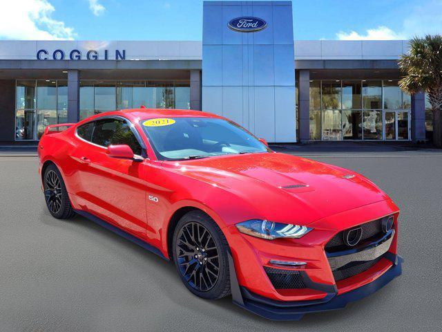used 2021 Ford Mustang car, priced at $37,490